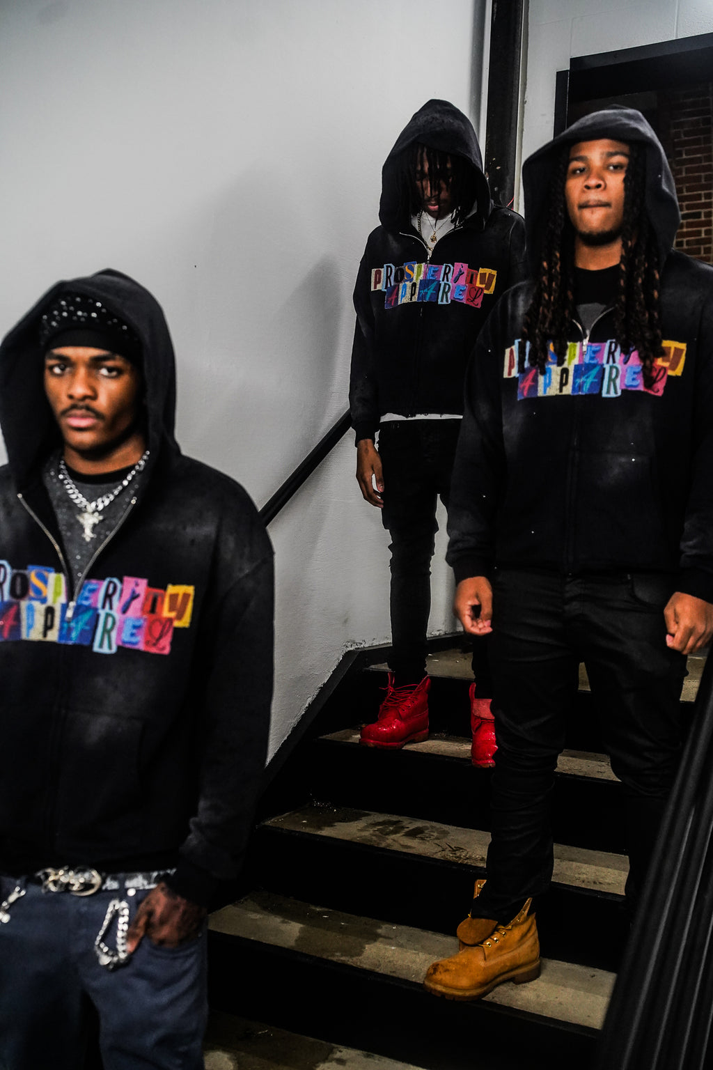 "Shine Ash Black" Prosperity Apparel Zip-Up Jacket