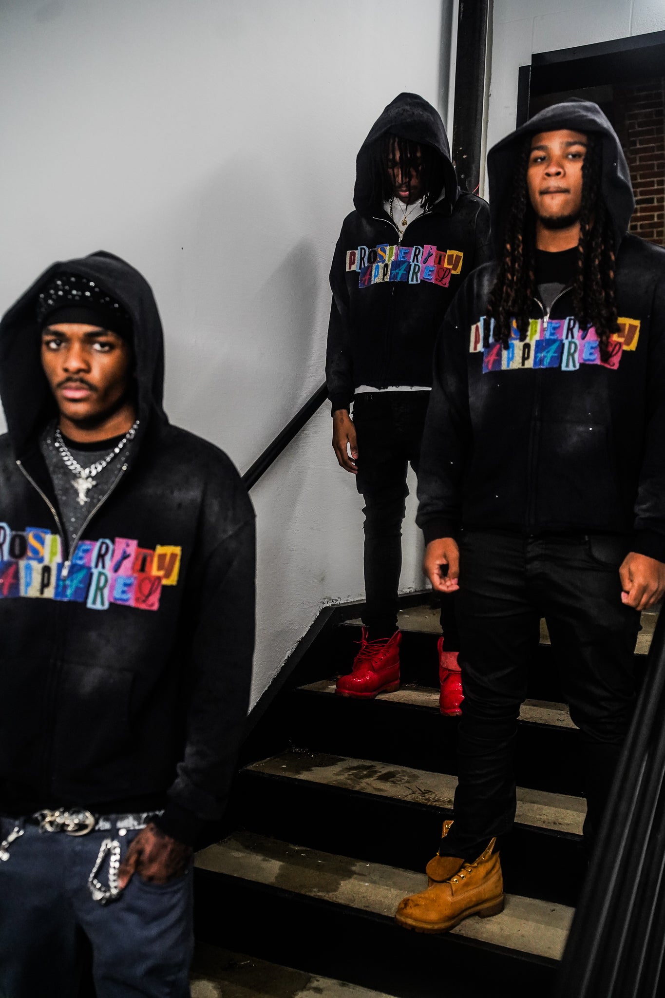 "Shine Ash Black" Prosperity Apparel Zip-Up Jacket