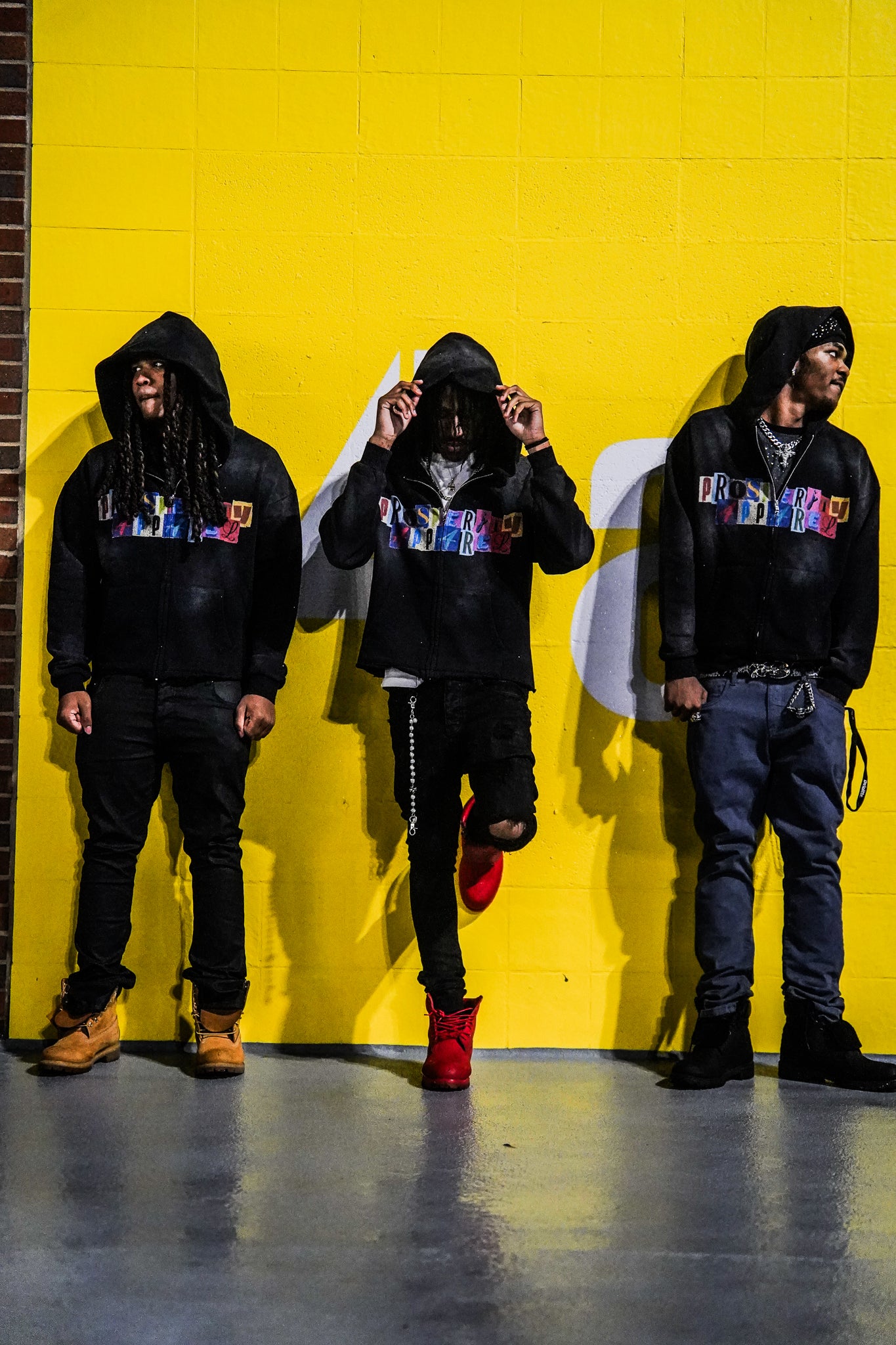 "Shine Ash Black" Prosperity Apparel Zip-Up Jacket